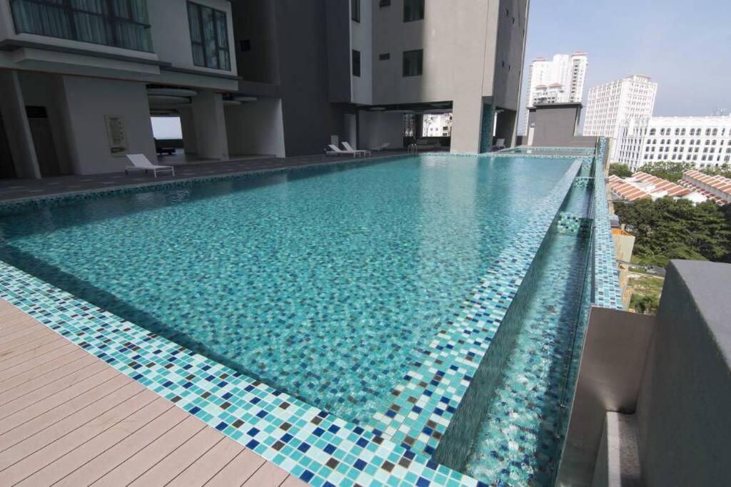 Jazz 313 Cosy 2-Bedroom Suite With Pool & Seaview Bagan Jermal Ngoại thất bức ảnh